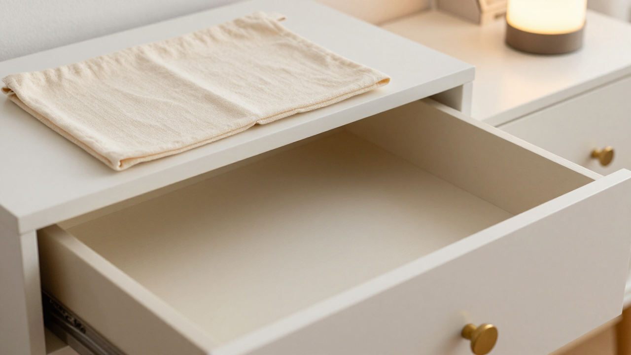 empty drawer and pouch show access and search context